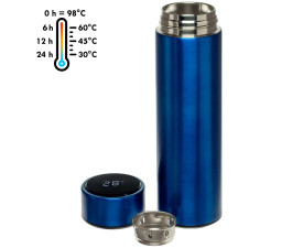 Термос 'Tempa' ТМ "Sun Line" з LED дисплеєм 450 мл (Синій)