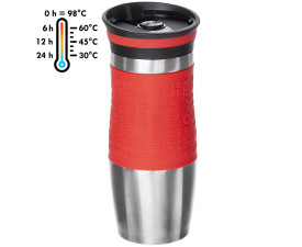 Термочашка 'Moka' ТМ "Sun Line" 380 мл (Червоний)