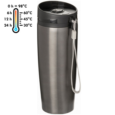 Термокружка 'Varm' ТМ "Sun Line" 380 мл (Сірий)