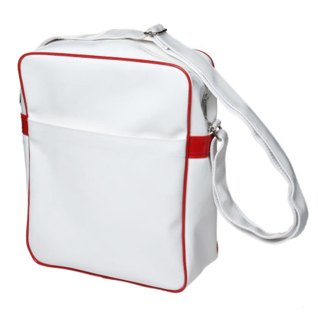 Сумка через плече шкірзам (Білий)