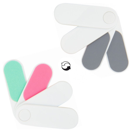 Набір пилочок 'Fucsox' для полірування нігтів (Білий)