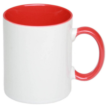 Чашка керамічна 'Том' 310 мл повністю глянцева (Червоний) Чашка керамічна 'Том' 310 мл повністю глянцева (Червоний)