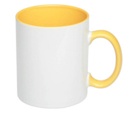 Чашка керамічна 'Том' 310 мл повністю глянцева (Жовтий) Чашка керамічна 'Том' 310 мл повністю глянцева (Жовтий)