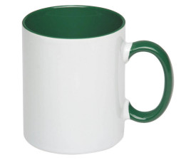 Чашка керамічна 'Том' 310 мл повністю глянцева (Зелений) Чашка керамічна 'Том' 310 мл повністю глянцева (Зелений)