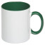 Чашка керамічна 'Том' 310 мл повністю глянцева (Зелений)
