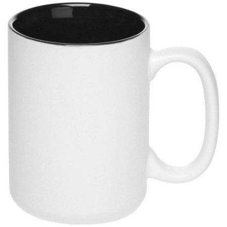 Чашка керамічна 'Тоні' 390 мл матова зовні (Чорний)