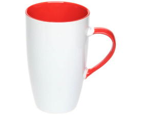 Чашка керамічна 'Хельга' 410 мл повністю глянцева (Червоний) Чашка керамічна 'Хельга' 410 мл повністю глянцева (Червоний)