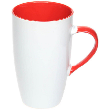 Чашка керамічна 'Хельга' 410 мл повністю глянцева (Червоний) Чашка керамічна 'Хельга' 410 мл повністю глянцева (Червоний)