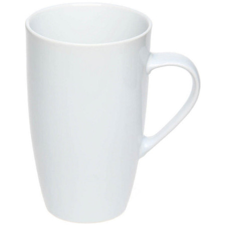 Чашка керамічна 'Хельга' 410 мл повністю глянцева (Білий) Чашка керамічна 'Хельга' 410 мл повністю глянцева (Білий)
