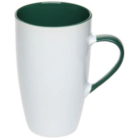 Чашка керамічна 'Хельга' 410 мл повністю глянцева (Зелений) Чашка керамічна 'Хельга' 410 мл повністю глянцева (Зелений)