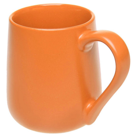 Чашка керамічна 'Муза' 365 мл матова зовні (Помаранчевий)