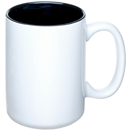 Чашка керамічна 'Тоні Глянц' 390 мл повністю глянцева (Чорний)