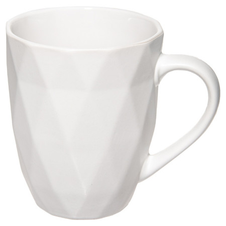 Чашка керамічна 'Норді' 330 мл матова зовні глянцева всередині (Білий)