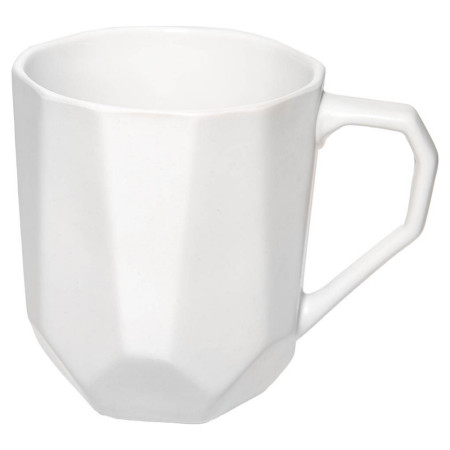 Чашка керамічна 'Сканді' 310 мл матова зовні глянцева всередині (Білий)