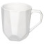 Чашка керамічна 'Сканді' 310 мл матова зовні глянцева всередині (Білий)