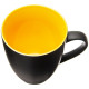 Чашка керамічна 'Ваканда' 350 мл матова зовні глянцева всередині (Жовтий)