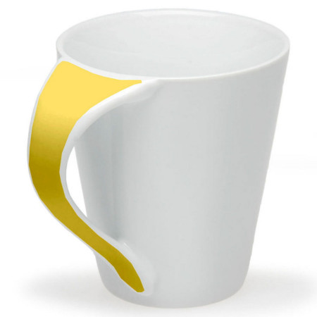 Чашка керамічна 'Сімона' 300 мл повністю глянцева (Жовтий)