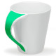 Чашка керамічна 'Сімона' 300 мл повністю глянцева (Зелений)