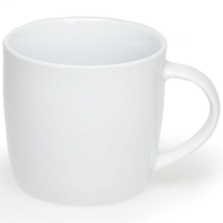 Чашка керамічна 'Боксер' 300 мл повністю глянцева (Білий)
