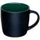 Чашка керамічна 'Тайсон' 300 мл матова зовні глянцева всередині (Темно-зелений)