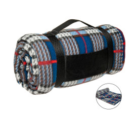 Плед полар-флісовий 'Cozy Classic' ТМ "Sun Line" 230 г/м&sup2; (Темно-синій)