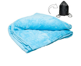 Плед корал-флісовий 'Cozy Soft' ТМ "Sun Line" 240 г/м&sup2; (Синій)