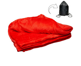 Плед корал-флісовий 'Cozy Soft' ТМ "Sun Line" 240 г/м&sup2; (Червоний)