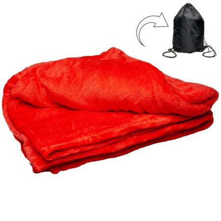 Плед корал-флісовий 'Cozy Soft' ТМ "Sun Line" 240 г/м&sup2; (Червоний)