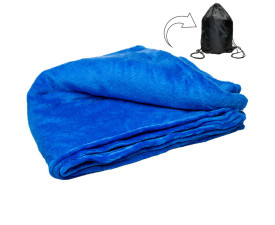 Плед корал-флісовий 'Cozy Soft' ТМ "Sun Line" 240 г/м&sup2; (Темно-синій)