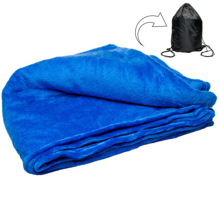 Плед корал-флісовий 'Cozy Soft' ТМ "Sun Line" 240 г/м&sup2; (Темно-синій)