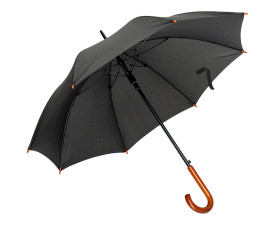 Парасолька-тростина напівавтомат 'Ізабелла' ТМ "Sun Line" &Oslash;103 cм (Чорний)