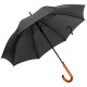 Парасолька-тростина напівавтомат 'Ізабелла' ТМ "Sun Line" &Oslash;103 cм (Чорний)