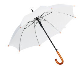Парасолька-тростина напівавтомат 'Ізабелла' ТМ "Sun Line" &Oslash;103 cм (Білий)