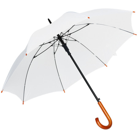Парасолька-тростина напівавтомат 'Ізабелла' ТМ "Sun Line" &Oslash;103 cм (Білий)