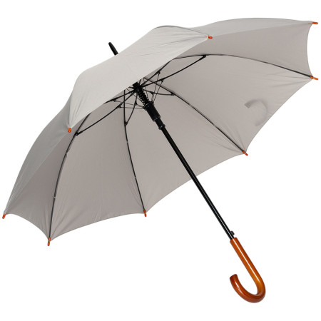 Парасолька-тростина напівавтомат 'Ізабелла' ТМ "Sun Line" &Oslash;103 cм (Сірий)