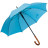 Парасолька-тростина напівавтомат 'Ізабелла' ТМ "Sun Line" &Oslash;103 cм (Блакитний)