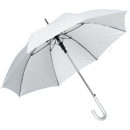 Парасолька-тростина напівавтомат 'Сабріна' ТМ "Sun Line" &Oslash;104 cм (Срібний)