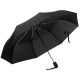 Складана парасолька напівавтомат 'Лінда' ТМ "Sun Line" &Oslash;96 cм (Чорний)
