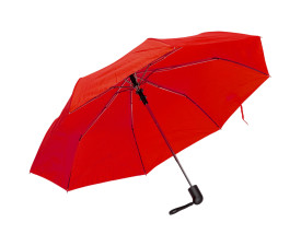 Складана парасолька напівавтомат 'Лінда' ТМ "Sun Line" &Oslash;96 cм (Червоний)