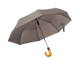 Складана парасолька напівавтомат 'Брендон' ТМ "Sun Line" &Oslash;97 cм (Сірий)