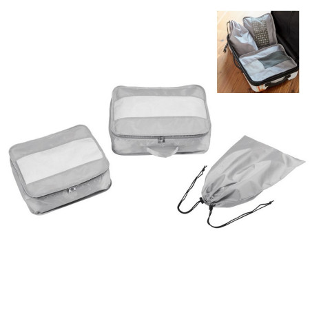 Дорожній набір 'TRAVEL ATTENDANT' (Сірий)