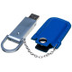 Флеш-пам'ять 'Престиж' 128 Гб метал + шкіра (Синій)
