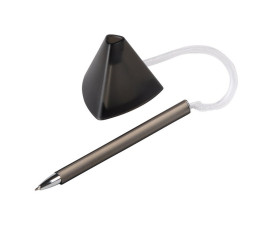 Ручка пластикова на підставці 'Triangle' чорне чорнило (Чорний) Ручка пластикова на підставці 'Triangle' чорне чорнило (Чорний)