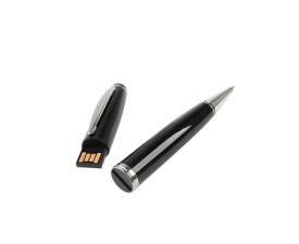 Ручка-стилус 'МеморіПен' 64 Гб металева поворотна (Чорний) Ручка-стилус 'МеморіПен' 64 Гб металева поворотна (Чорний)