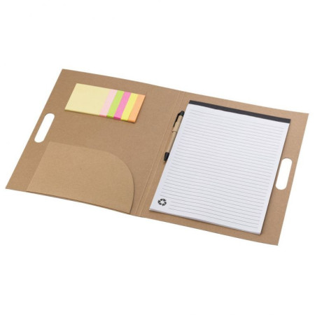 ЕКО папка 'Charlie' А4 (блокнот + ручка) (Коричневий)