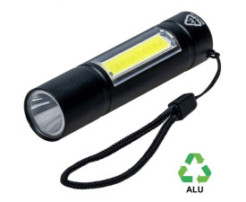 Ліхтарик 'Sami' COB-LED з переробленого алюмінію