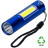 Ліхтарик 'Sami' COB-LED з переробленого алюмінію (Синій)