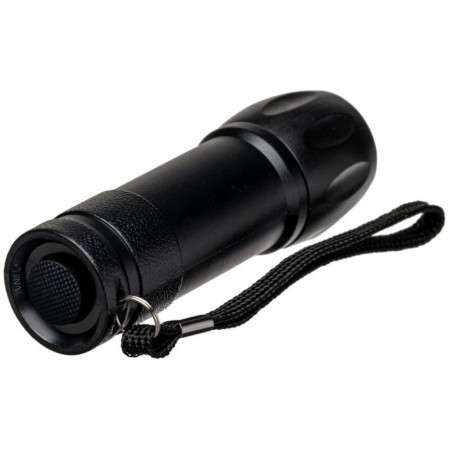 Ліхтарик 'Keira' пластиковий COB-LED (Чорний)