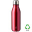 Пляшка з переробленого алюмінію 'Adalyn' 550 мл (Червоний)
