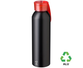 Пляшка з переробленого алюмінію 'Katrin' 650 мл (Червоний)